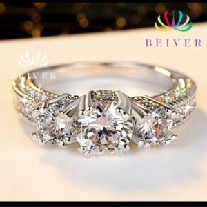 🎁MAN MADE VINTAGE STYLE ENGAGEMENT RING🎁